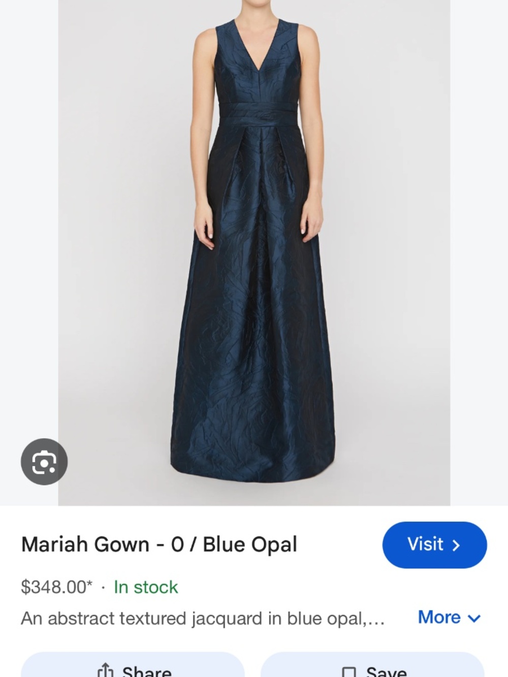 Kay Unger Mariah Gown